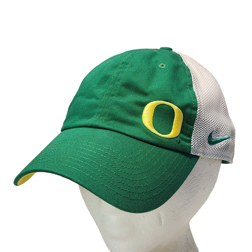 Oregon Ducks Nike Heritage86 Mesh Trucker Hat Youth Adjustable Strap-back OSFM